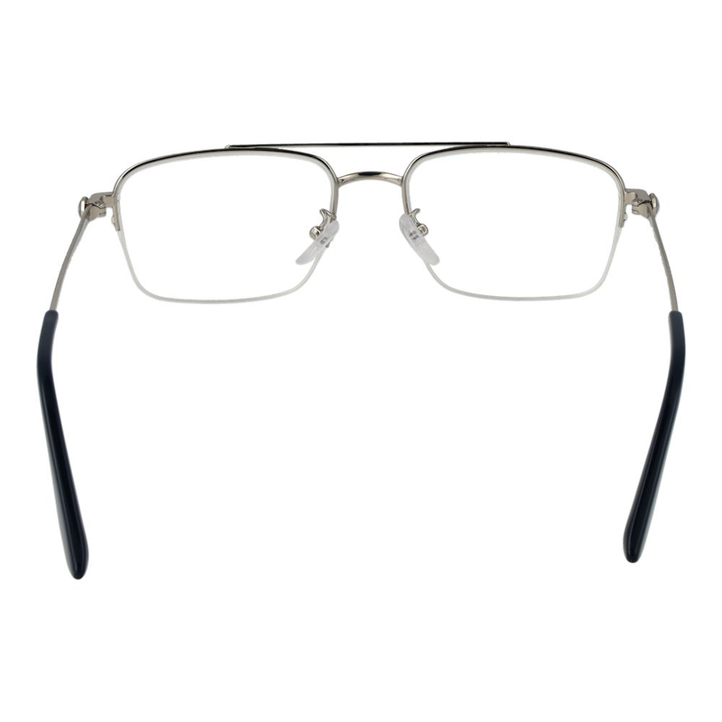 Gray metal glasses (frames)-null