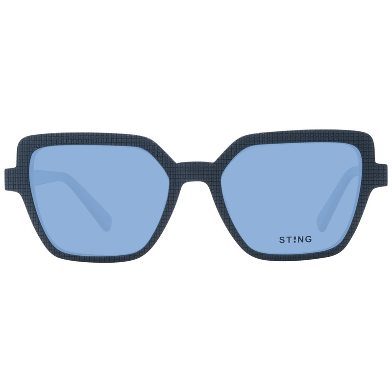Blue acetate & plastic glasses (frames)-null