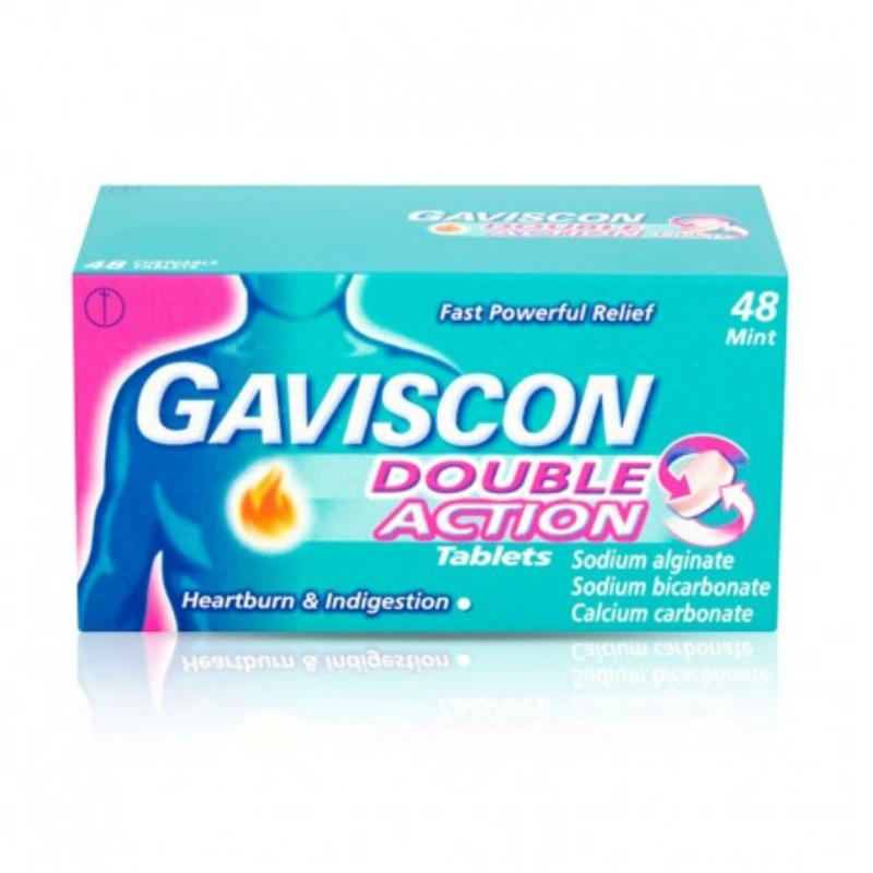 Gaviscon double action x 48 chewable tablets, , medium image number null