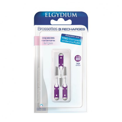 Elgydium trio refil purple large toothbrush, , medium
