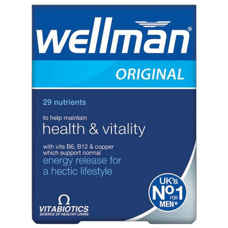 Vitabiotics wellman original, helps mantain health & vitality 30tablets, , medium-null
