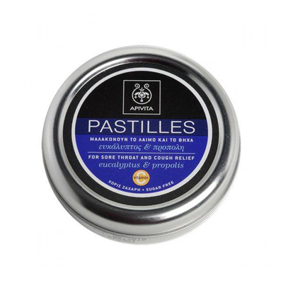 Apivita pastilles eucalyptus pastillies 45g, , medium