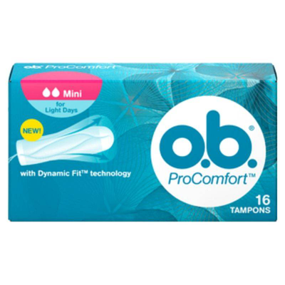 Ob procomfort mini x 16 tampons