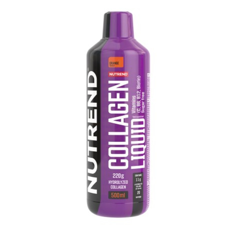 Nutrend collagen liquid 500ml orange flavour, , medium-null