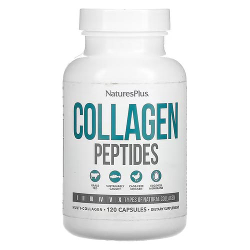 Natures plus collagen peptides, 120caps, , medium-null