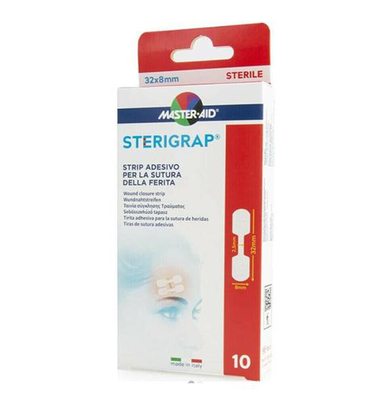 Product image: Master-aid sterigrap 10 strips 32mmx8mm, , medium-null