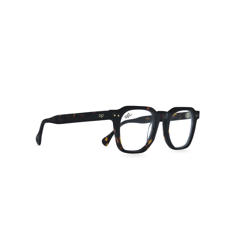 OJO personal style round handmade shell black frame and temples with demo lenses, , medium image number null