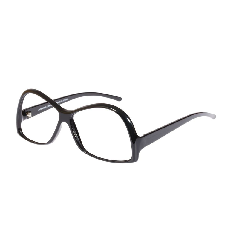 Black acetate glasses (frames)-null