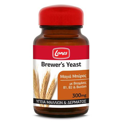 Lanes brewer's yeast 300mg, for healthy skin& hair 200tablets, , medium