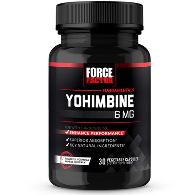 Force factor yohimbine 6mg - 30 vcaps, , medium