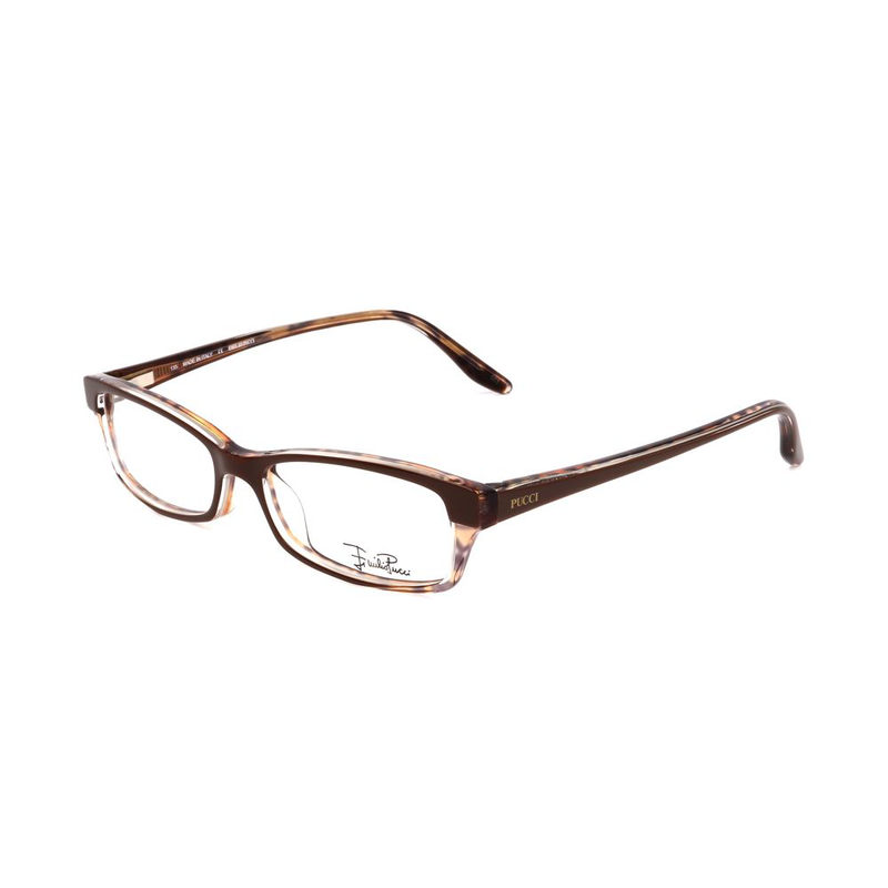 Brown plastic glasses (frames)-null