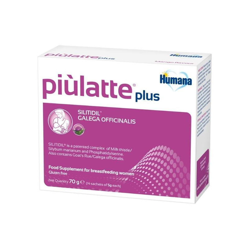 Humana piulatte plus - mango flavour (14 sachets x5gr), , medium-null