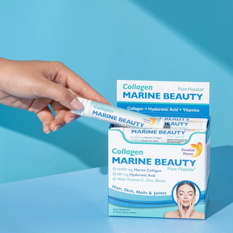 Swedish nutra collagen marine 20 shots of 25ml each, , medium-null