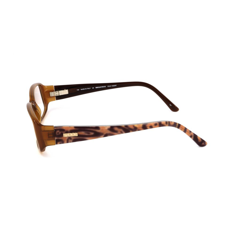 Brown plastic glasses (frames)-null