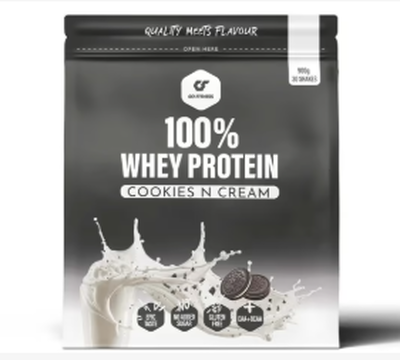 100% whey-cookies & cream 900g, , medium