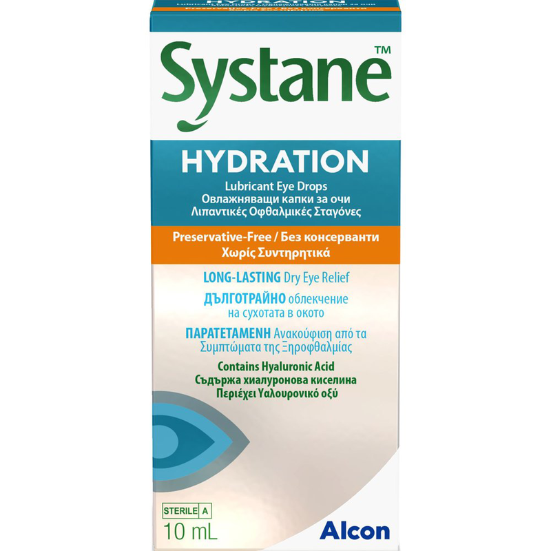 Systane | hydration &lambda;&iota;&pi;&alpha;&nu;&tau;&iota;&kappa;έ&sigmaf; &omicron;&phi;&theta;&alpha;&lambda;&mu;&iota;&kappa;έ&sigmaf; &sigma;&tau;&alpha;&gamma;ό&nu;&epsilon;&sigmaf; &mu;&epsilon; &upsilon;&alpha;&lambda;&omicron;&upsilon;&rho;&omicron;&nu;&iota;&kappa;ό &omicron;&xi;ύ | 10ml, , medium-null