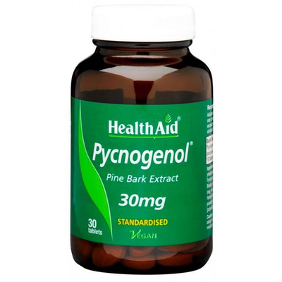 Health aid pycnogenol 30mg x 30 antioxidant tablets, , medium