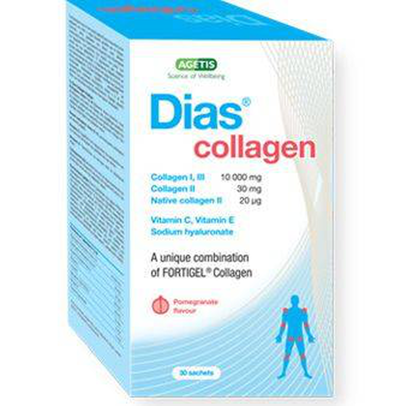 Product image: Agetis dias collagen fortigel x 30 sachets - a unique combination of hydrolized collagen, , medium-null