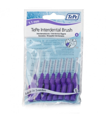 Tepe | interdental brush 1.1mm | &mu;&epsilon;&sigma;&omicron;&delta;ό&nu;&tau;&iota;&omicron; &beta;&omicron;&upsilon;&rho;&tau;&sigma;ά&kappa;&iota; &mu;&omega;&beta; | 8&tau;&mu;&chi;, , medium