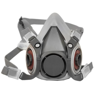 Essential ppe επαγγελματική διπλή μάσκα αερίου προστασίας φίλτρου για προστασία αναπνευστικού και προσώπου, , medium