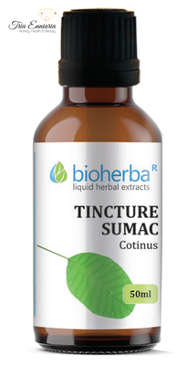 Sumac, herbal tincture, bleeding gums, 50 ml, bioherba