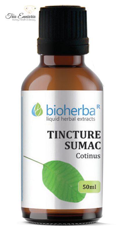 Sumac, herbal tincture, bleeding gums, 50 ml, bioherba, , medium-null