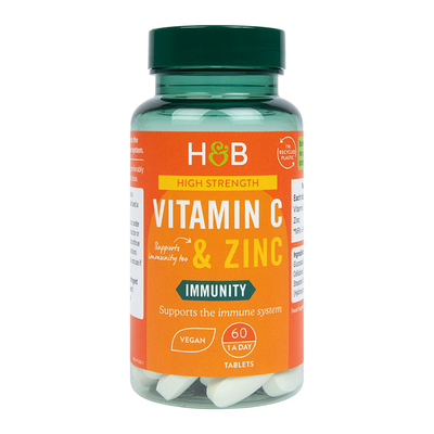 Holland & barrett vitamin c & zinc 120 tablets, , medium