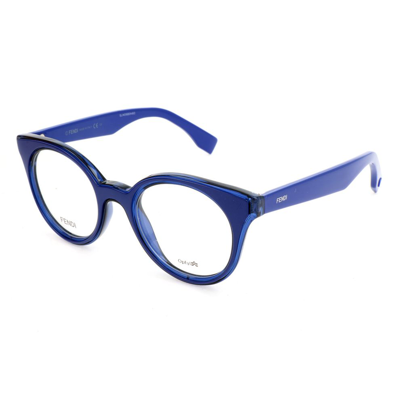 Blue resin glasses (frames)-null