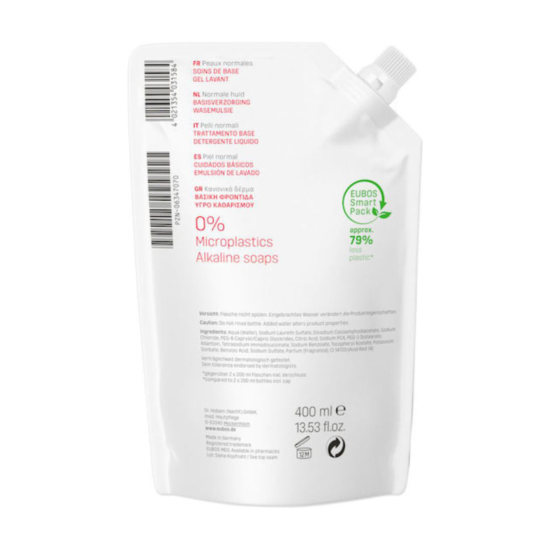 Eubos red liquid washing emulsion liquid 400ml, , medium-null