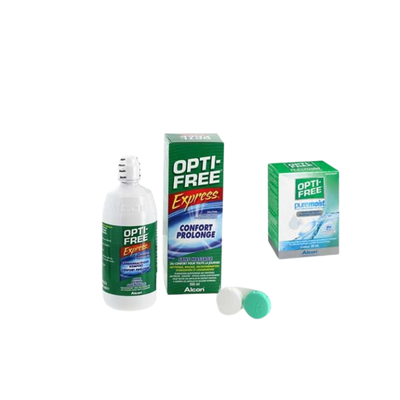 Opti-free express 355ml+puremoist 90ml free, , medium