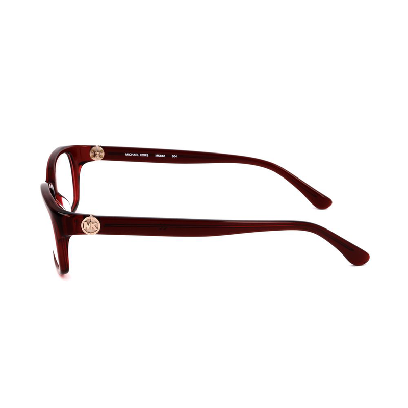 Burgundy plastic glasses (frames)-null