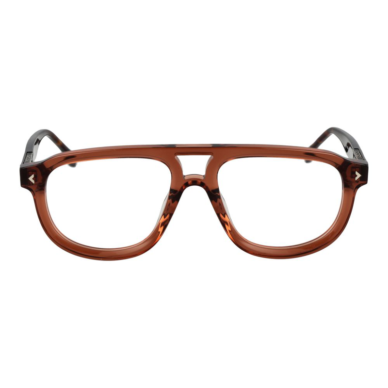 Brown cellulose acetate glasses (frames)-null