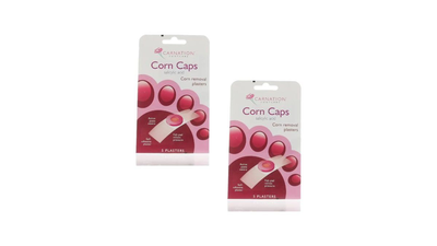 Carnation footcare corn caps (5 plasters each, , medium