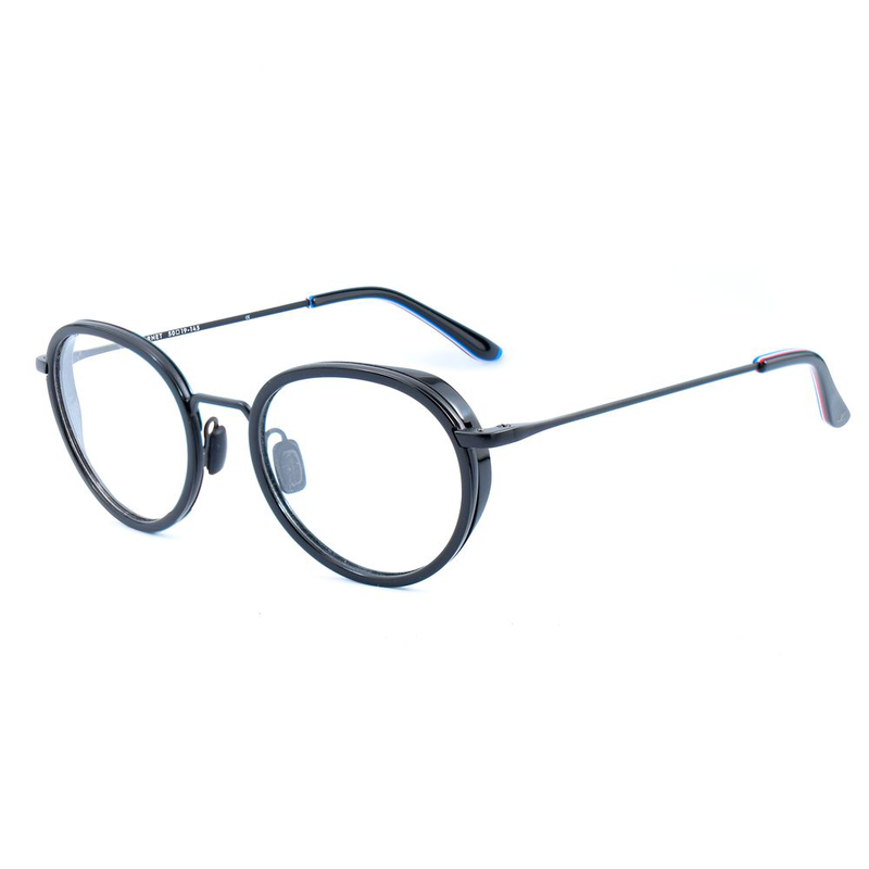 Black stainless steel glasses (frames)-null