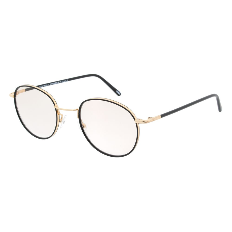 Black metal glasses (frames)-null