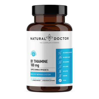 Natural doctor, b1 thiamine, 90 veg caps, , medium