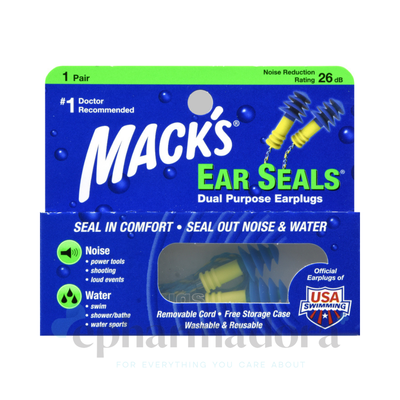 Mack's ear seals dual purpose earplugs 1 pair