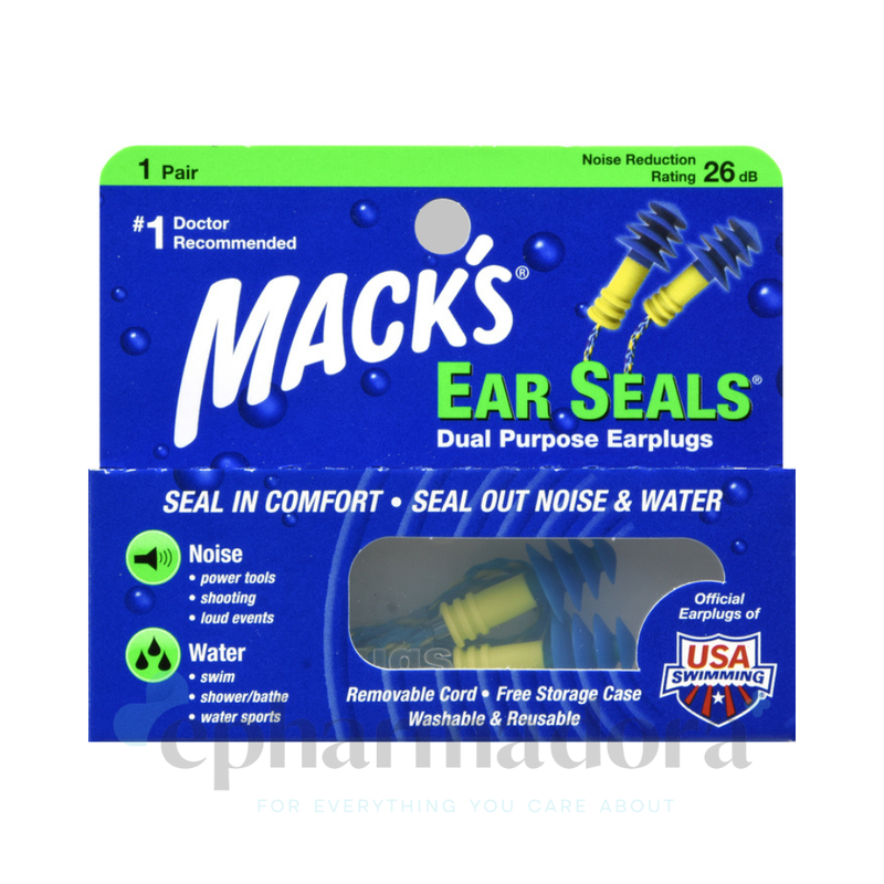 Mack's ear seals dual purpose earplugs 1 pair, , medium image number null