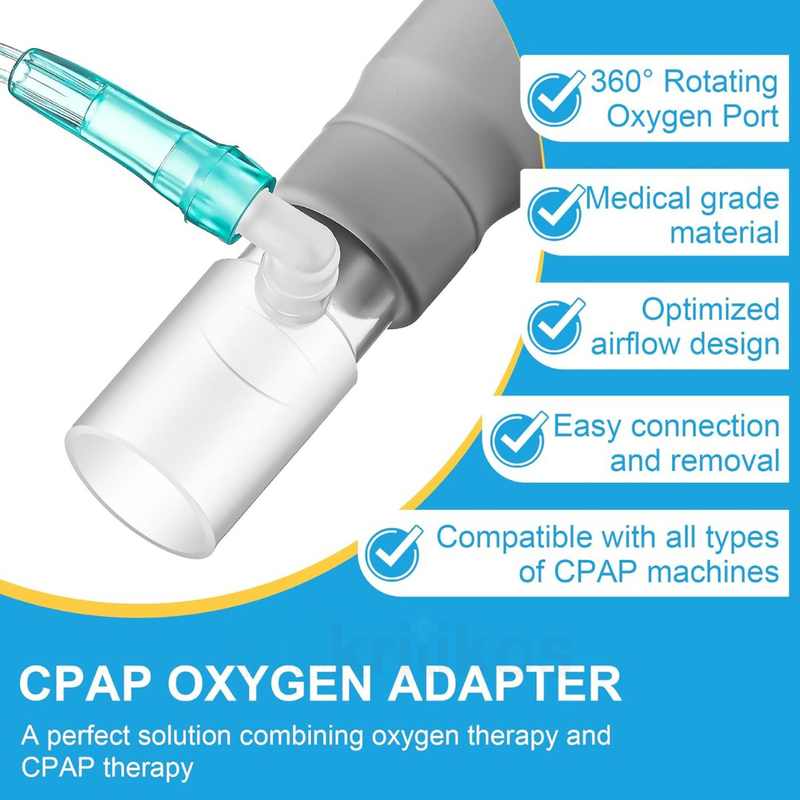 Oxygen enrichment connector for cpap machines (universal), , medium-null