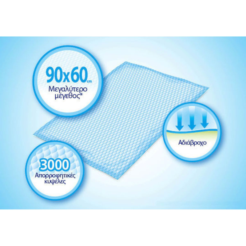 Kera bed super incontinence underpads 60x90cm (15pcs), , medium-null