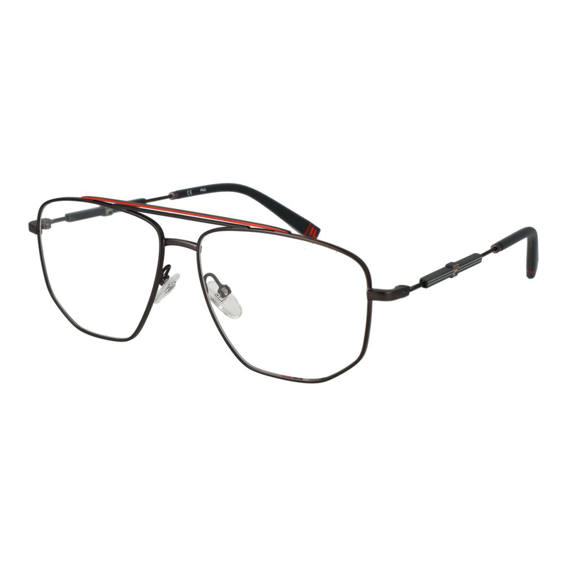 Gray stainless steel glasses (frames)-null