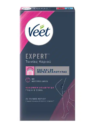 Veet cold wax legs strips 20, , medium