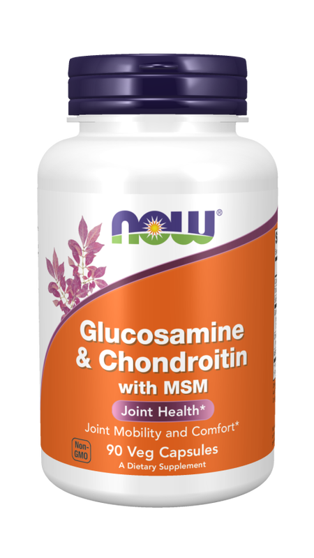 Product image: Now foods - glucosamine & chondroitin with msm x 90 veg capsules, , medium-null