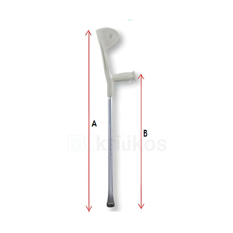 Product image: Forearm crutch with fixed handle, , medium-null