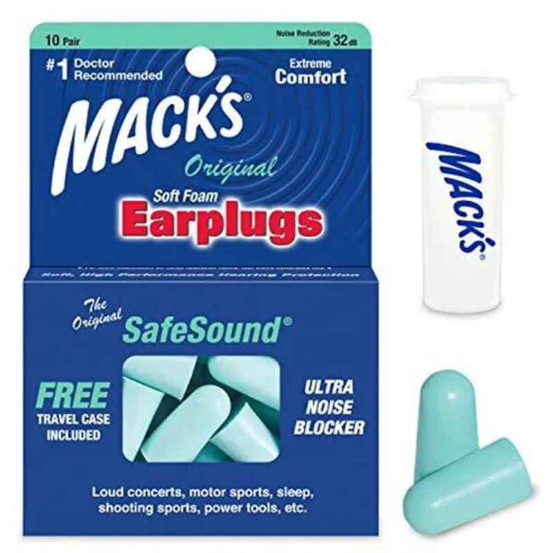 Mack's original soft foam earplugs 10 pairs, , medium-null