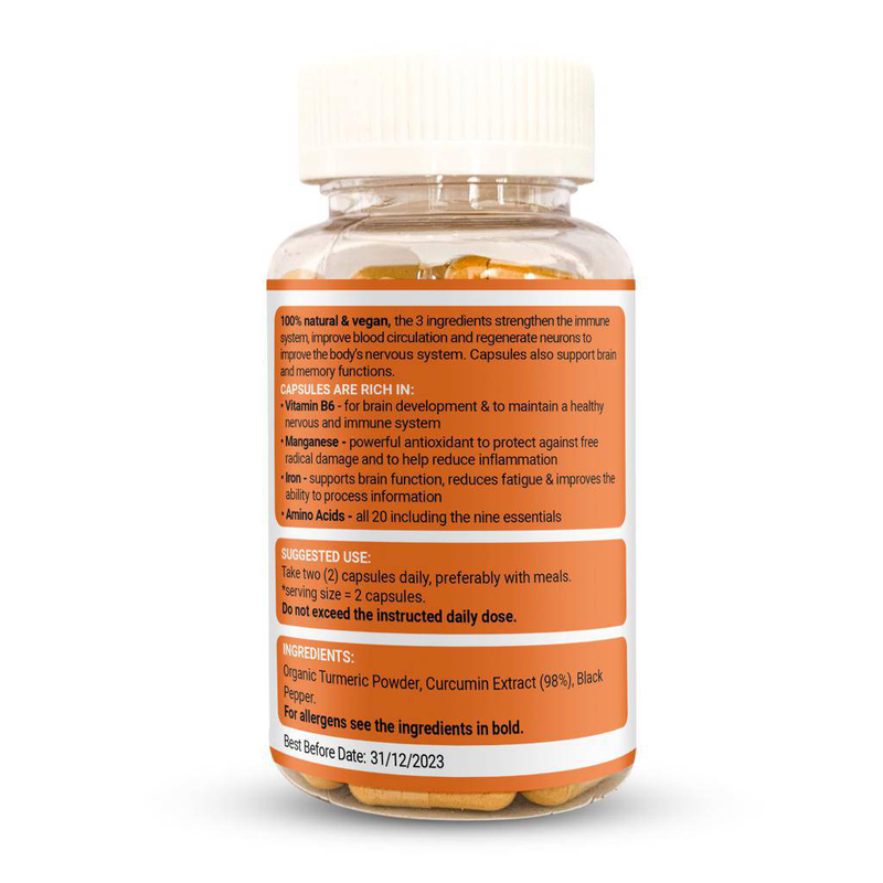 Product image: Turmeric curcumin 1000mg - strength & spices, , medium-null