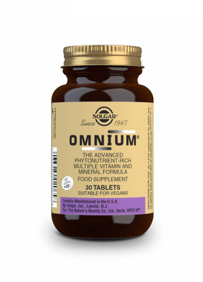 Solgar omnium x 30 tablets - rich multiple vitamin & mineral formula, , medium
