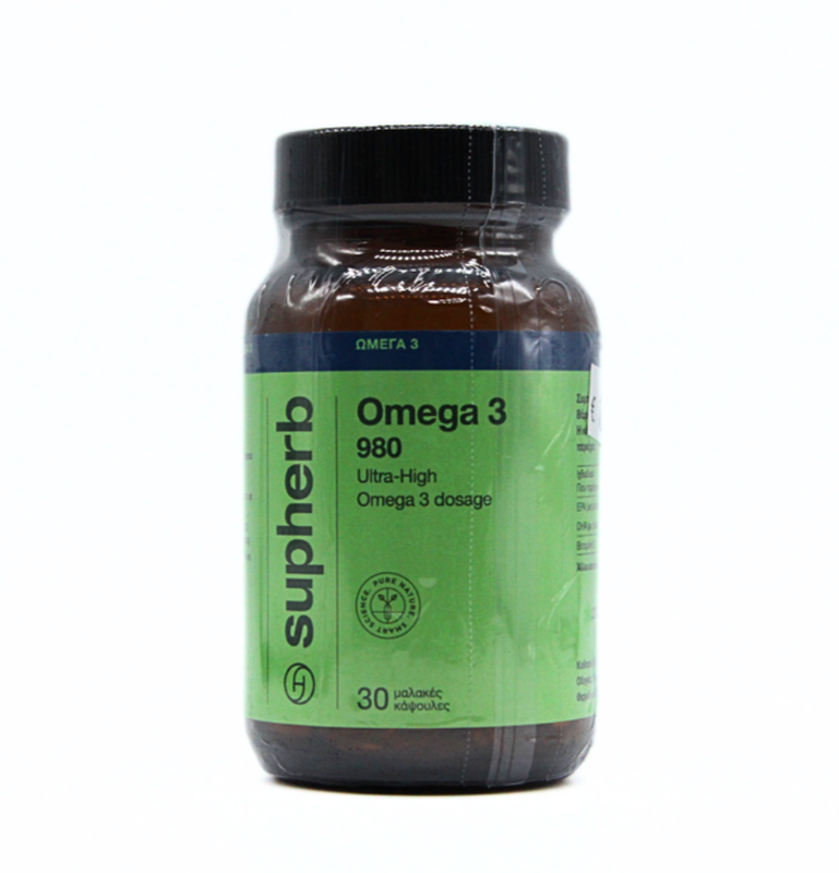 Product image: Supherb omega 3 - 980 x 30 soft gel capsules, , medium-null