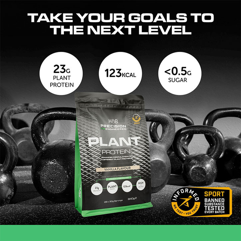 Plant protein vanilla 840g-null