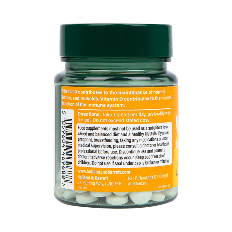 Holland & barrett vitamin d 400 i.u. 10ug 90 tablets-null